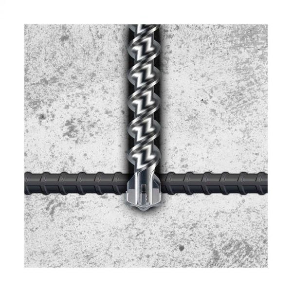 Lackmond Beast Masonry Drill, 114 Drill Size, 22 Overall Length, 17 Cutting Depth, 4 Flutes, Spiral Flut SPLINE411417